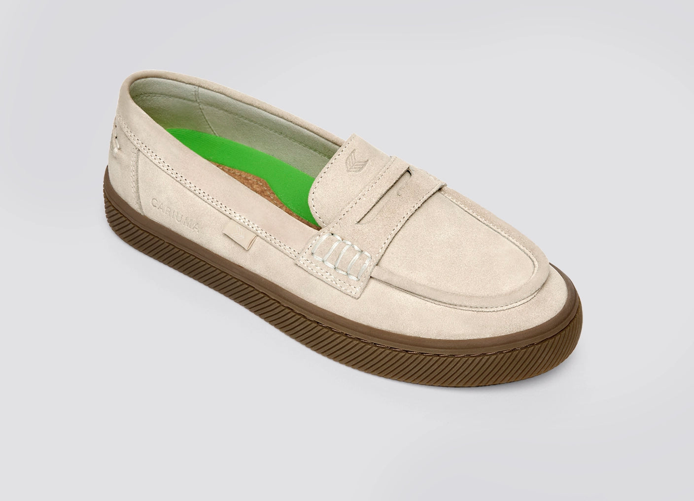 CAJU Loafer Gum Latte Suede Men