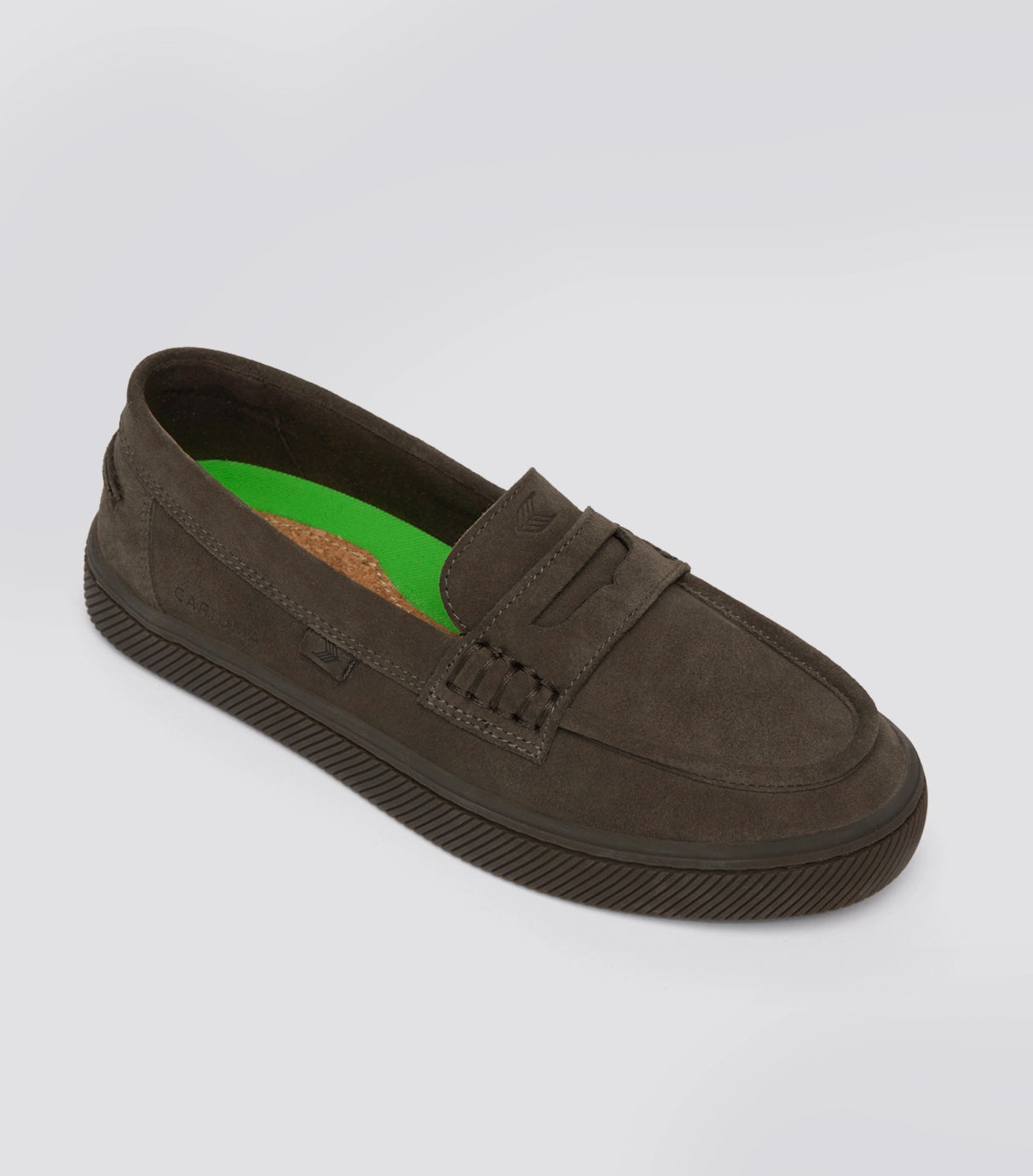 CAJU Loafer Teak Brown Suede Men