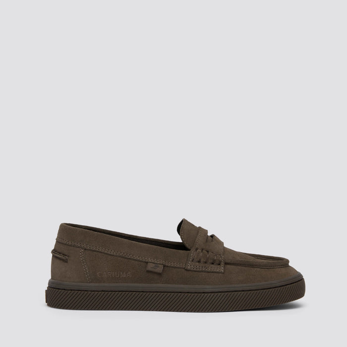 CAJU Loafer Teak Brown Suede Women