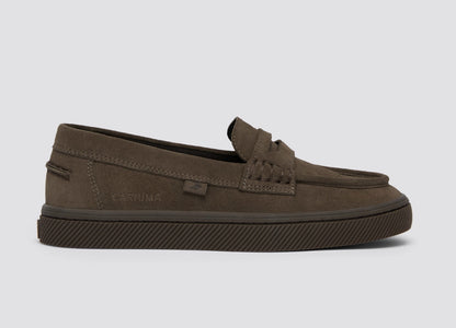 CAJU Loafer Teak Brown Suede Men
