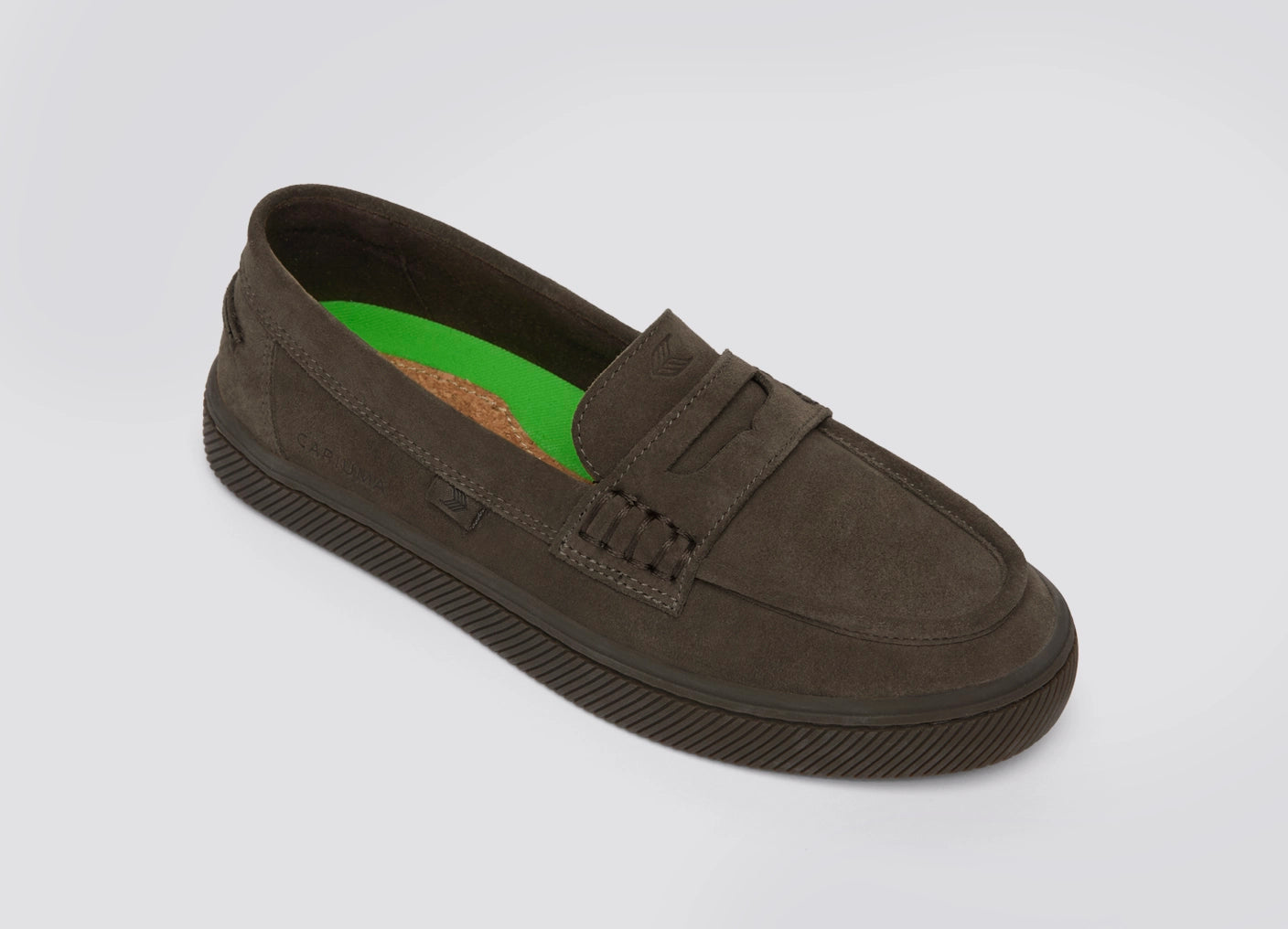 CAJU Loafer Teak Brown Suede Men