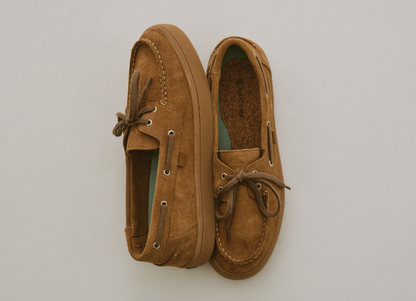 MARE BOAT Suede relume Gum Camel Men