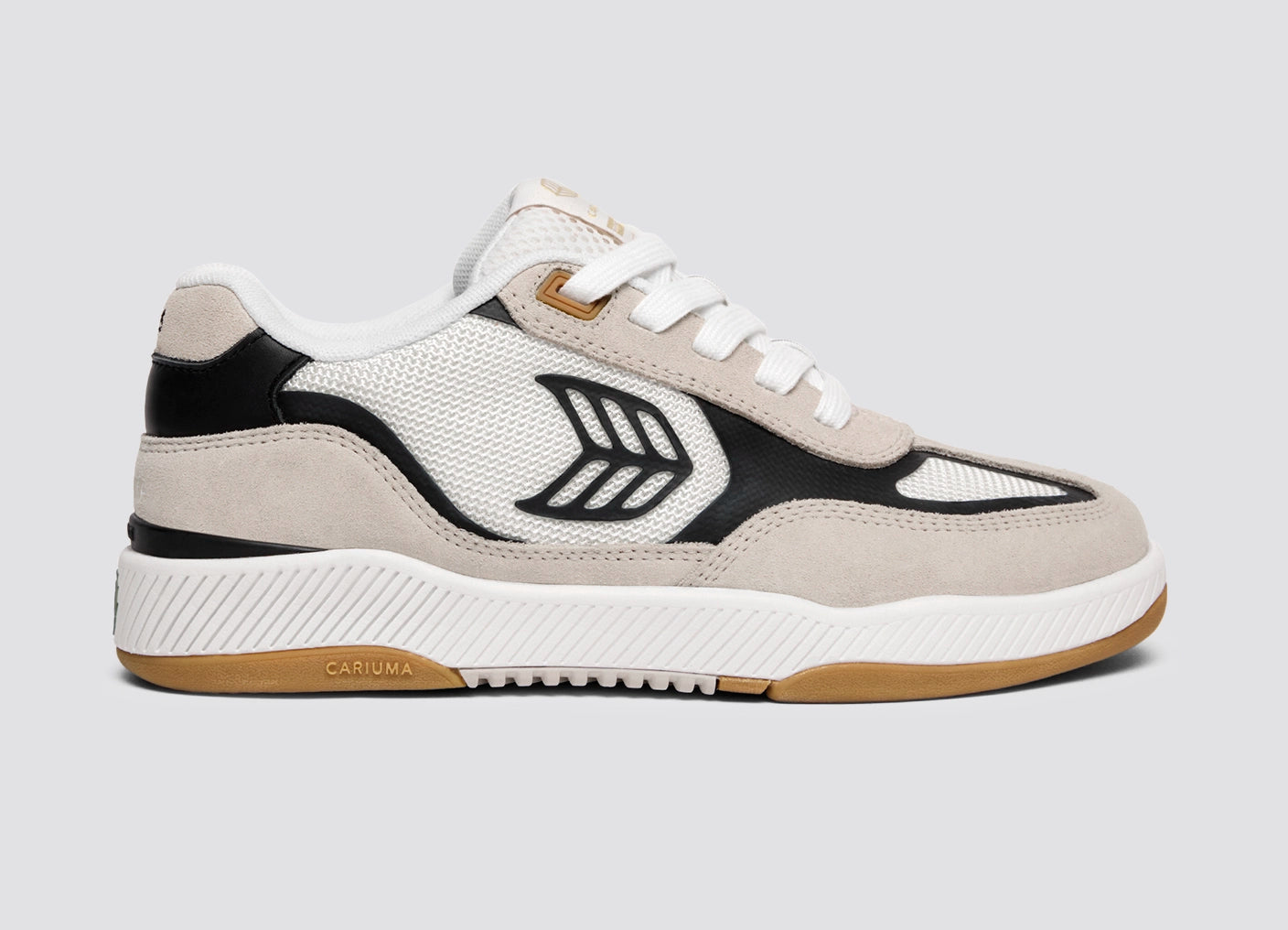 Skategoat C25 PRO Off-White Mesh Light Cream Suede Black Accents Sneaker Men
