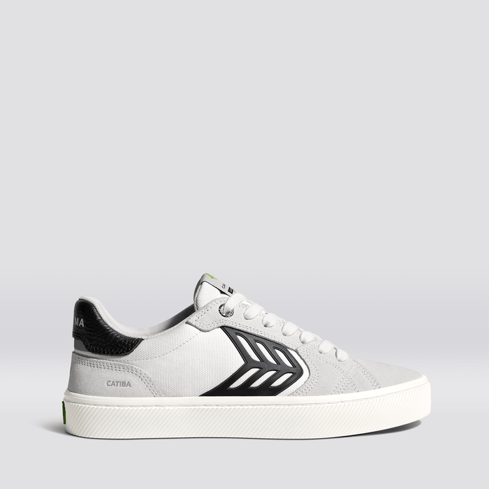 CATIBA PRO 2.0 Smoke White Suede Off-White Cordura Black Logo Sneaker Women